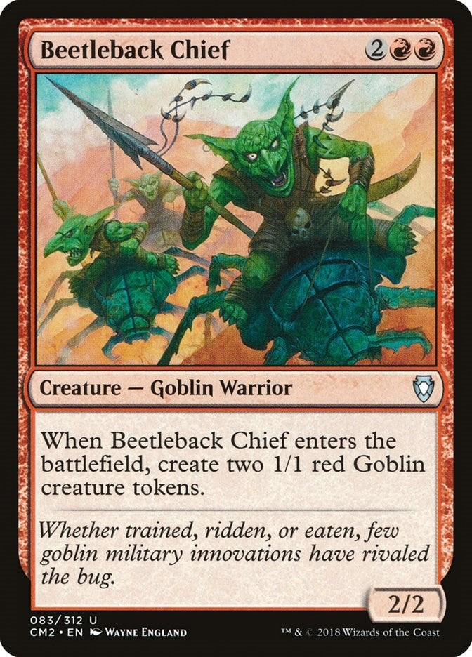 Beetleback Chief (83) [CM2] - MTG Single