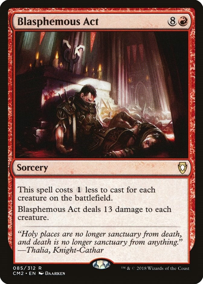 Blasphemous Act (85) [CM2] - MTG Single