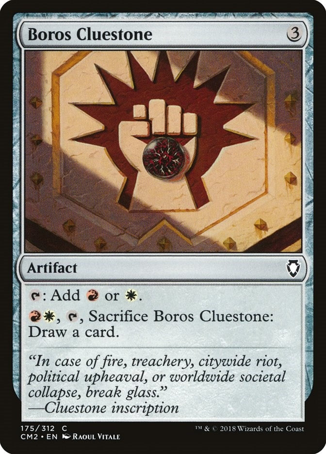 Boros Cluestone (175) [CM2] - MTG Single