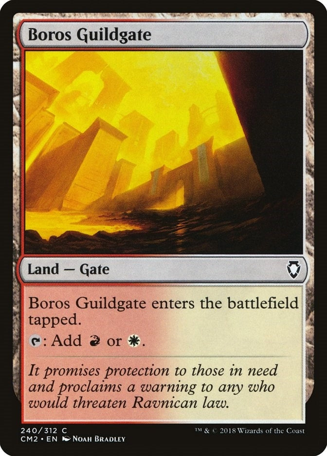 Boros Guildgate (240) [CM2] - MTG Single