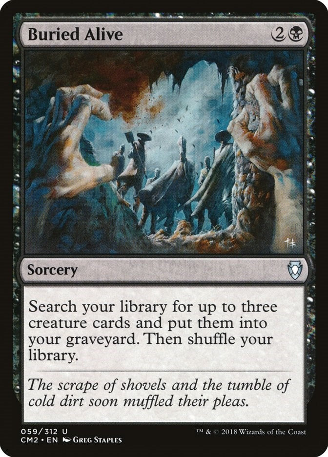 Buried Alive (59) [CM2] - MTG Single