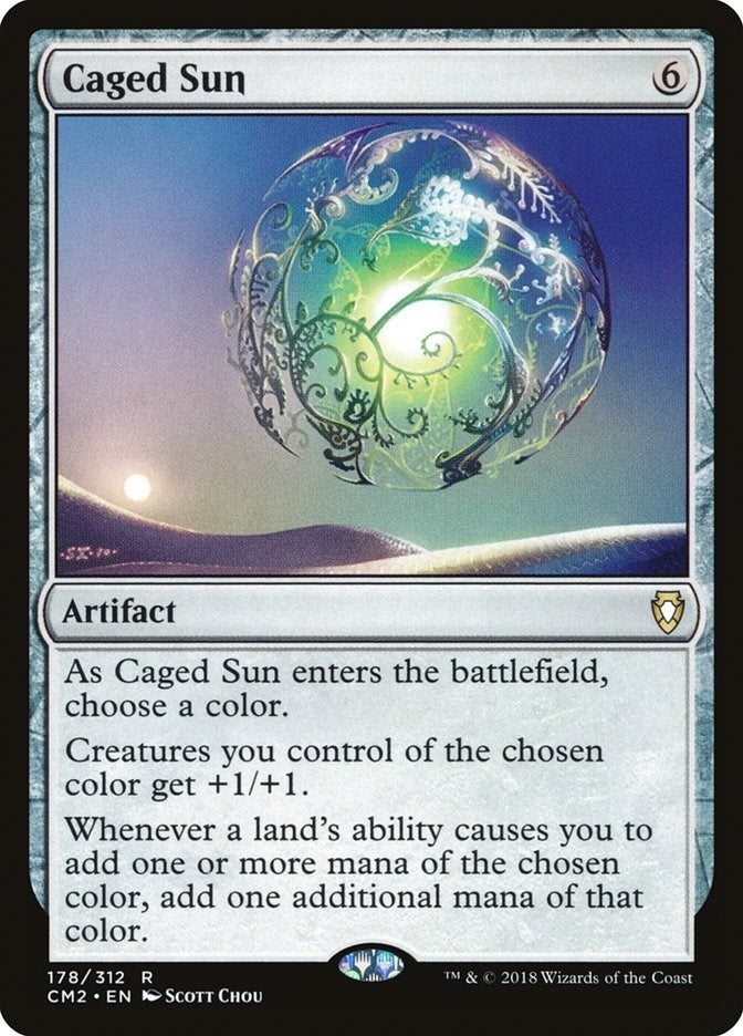 Caged Sun (178) [CM2] - MTG Single