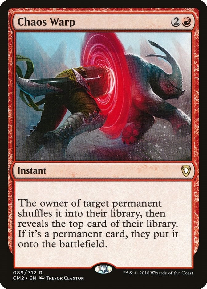 Chaos Warp (89) [CM2] - MTG Single
