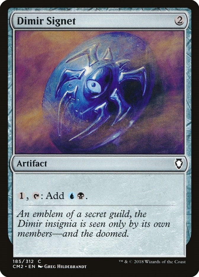 Dimir Signet (185) [CM2] - MTG Single