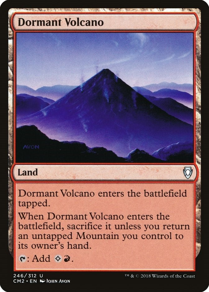 Dormant Volcano (246) [CM2] - MTG Single