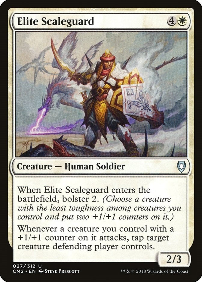Elite Scaleguard (27) [CM2] - MTG Single