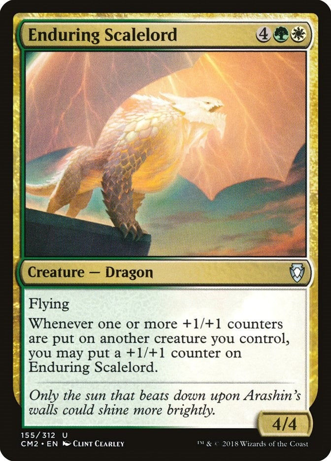 Enduring Scalelord (155) [CM2] - MTG Single