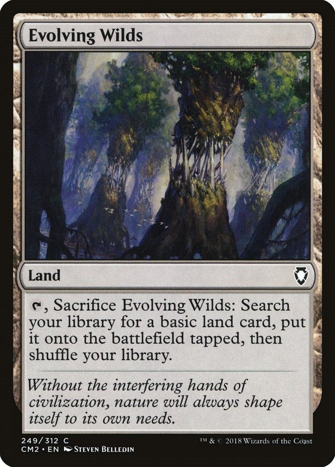 Evolving Wilds (249) [CM2] - MTG Single