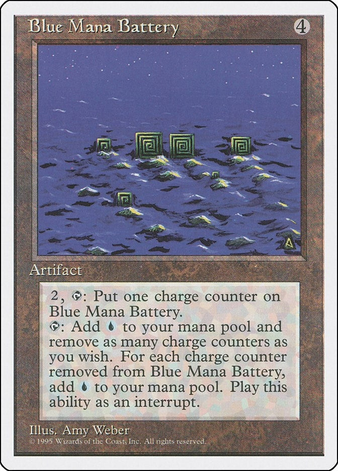 Blue Mana Battery [4ED] - MTG Single