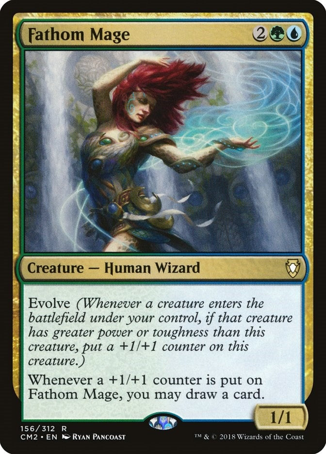 Fathom Mage (156) [CM2] - MTG Single