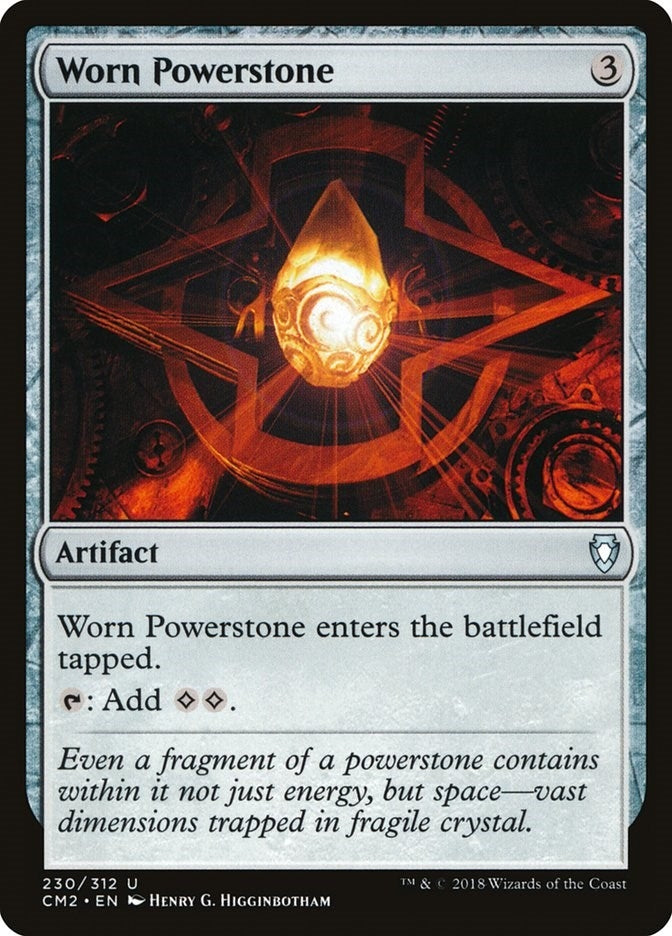 Worn Powerstone (230) [CM2] - MTG Single