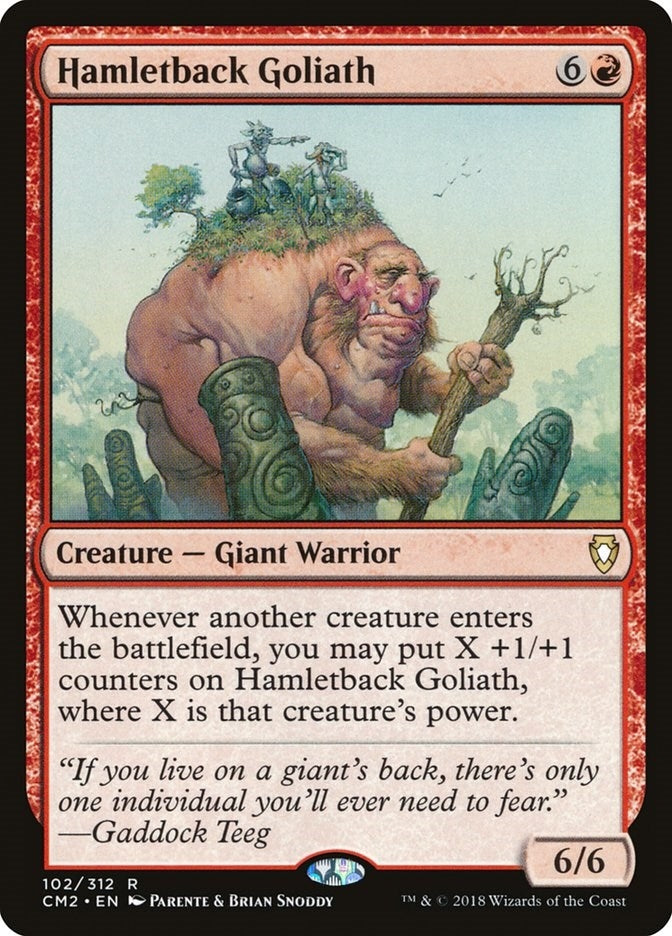 Hamletback Goliath (102) [CM2] - MTG Single