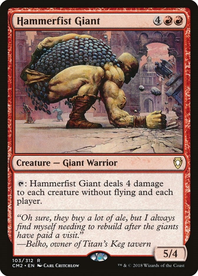 Hammerfist Giant (103) [CM2] - MTG Single