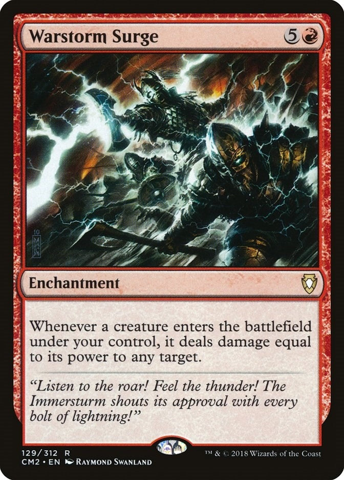 Warstorm Surge (129) [CM2] - MTG Single