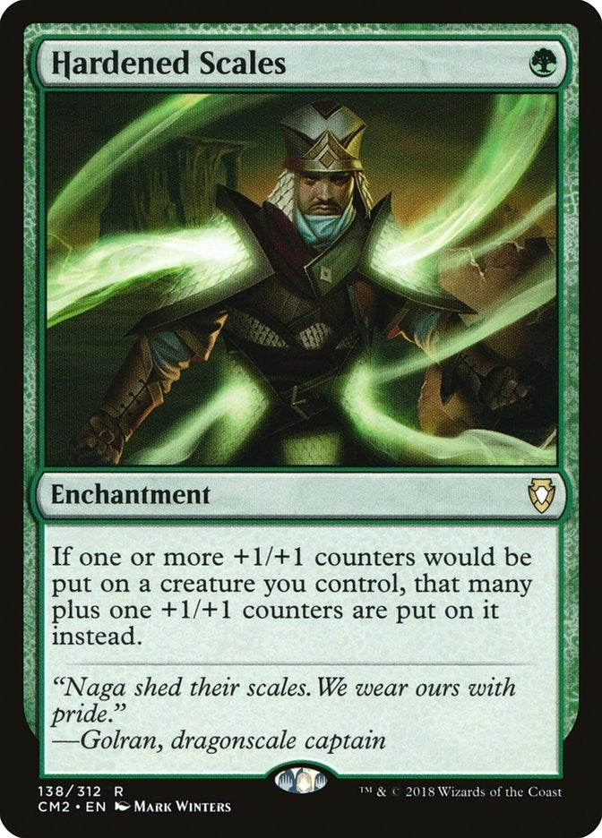 Hardened Scales (138) [CM2] - MTG Single