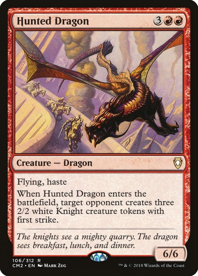 Hunted Dragon (106) [CM2] - MTG Single