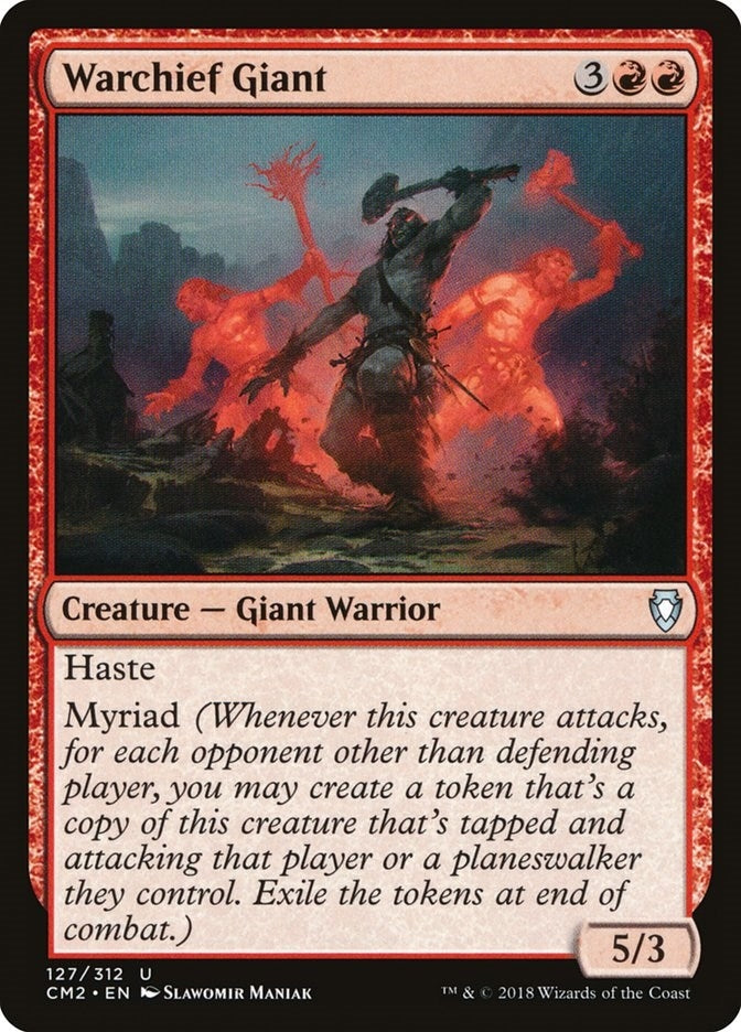 Warchief Giant (127) [CM2] - MTG Single
