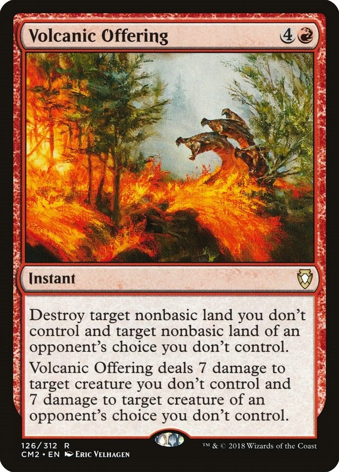 Volcanic Offering (126) [CM2] - MTG Single