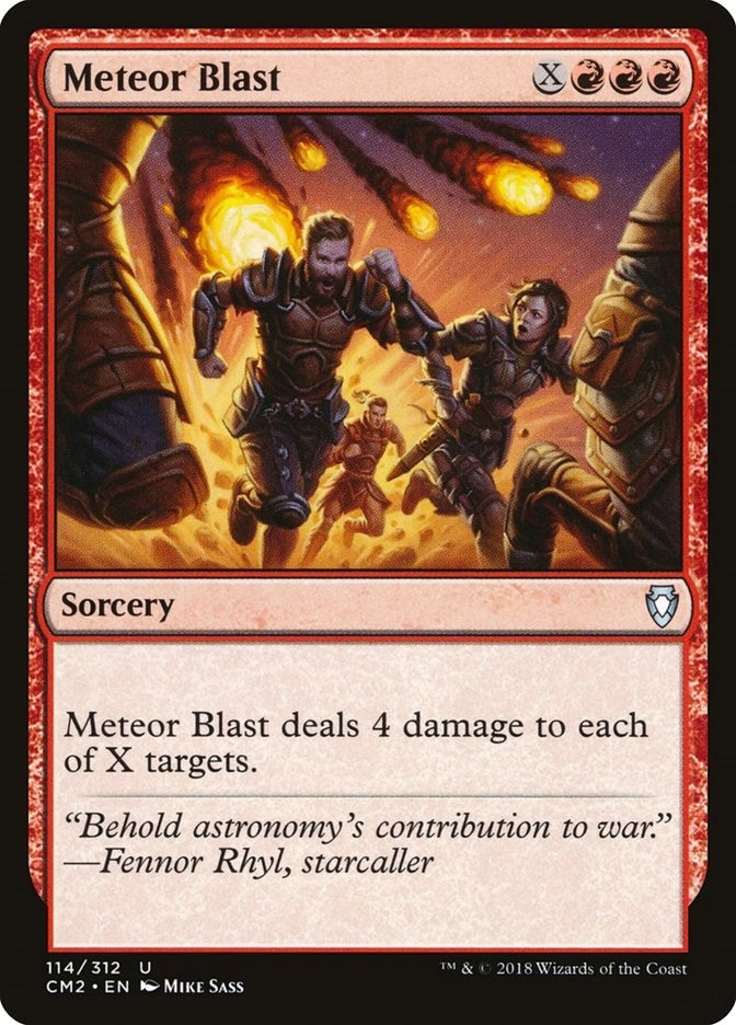 Meteor Blast (114) [CM2] - MTG Single