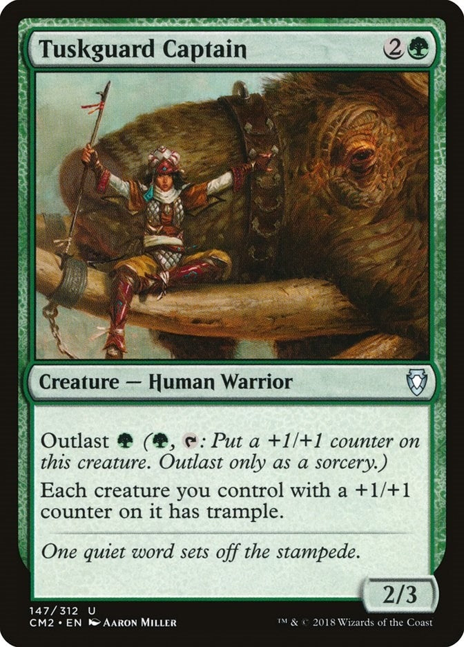 Tuskguard Captain (147) [CM2] - MTG Single