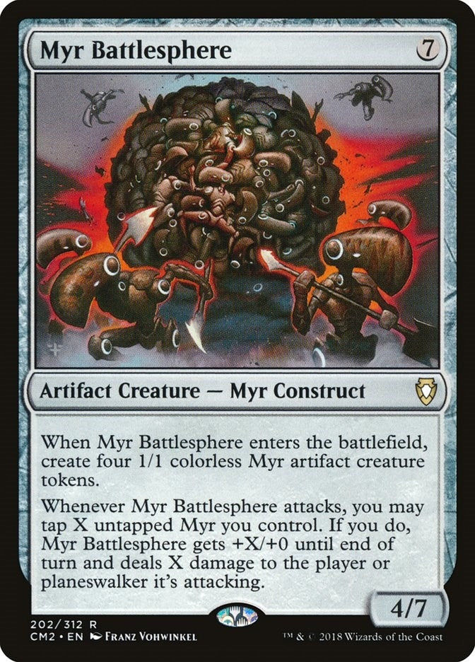 Myr Battlesphere (202) [CM2] - MTG Single