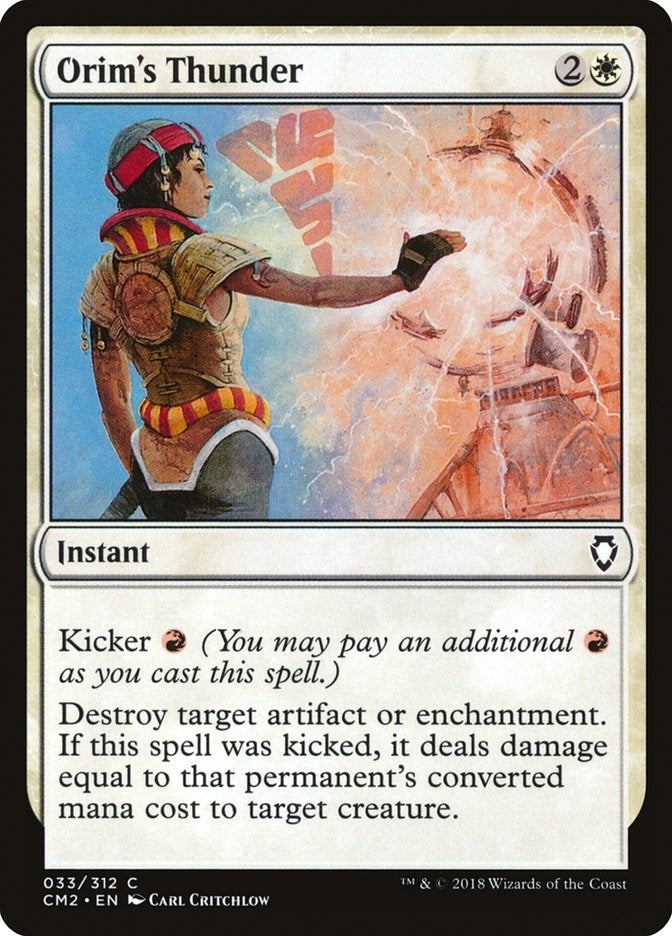 Orim’s Thunder (33) [CM2] - MTG Single