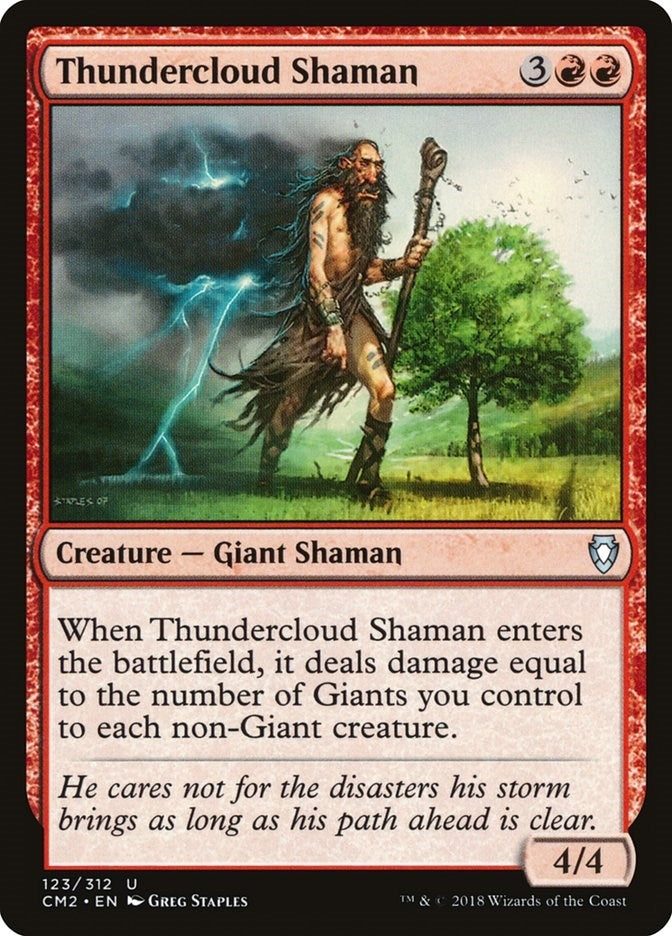 Thundercloud Shaman (123) [CM2] - MTG Single