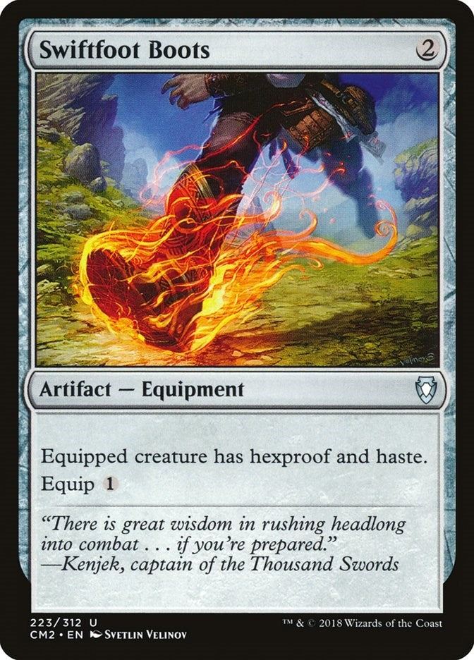 Swiftfoot Boots (223) [CM2] - MTG Single