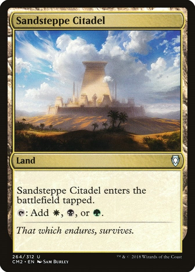 Sandsteppe Citadel (264) [CM2] - MTG Single