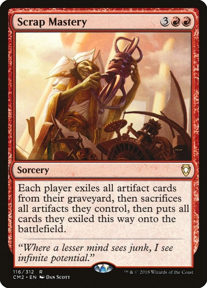 Scrap Mastery (116) [CM2] - MTG Single