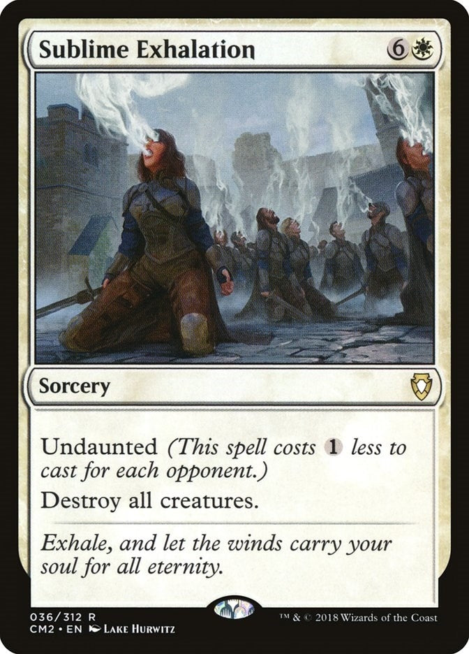 Sublime Exhalation (36) [CM2] - MTG Single