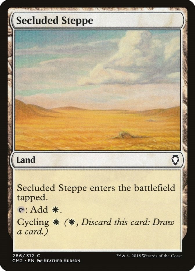Secluded Steppe (266) [CM2] - MTG Single