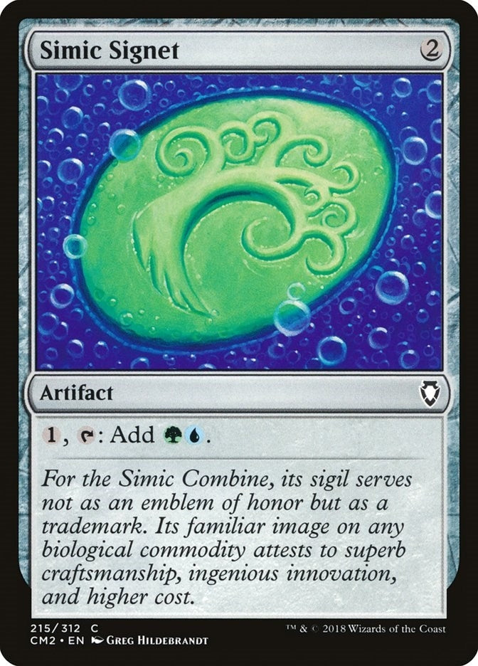Simic Signet (215) (215) [CM2] - MTG Single