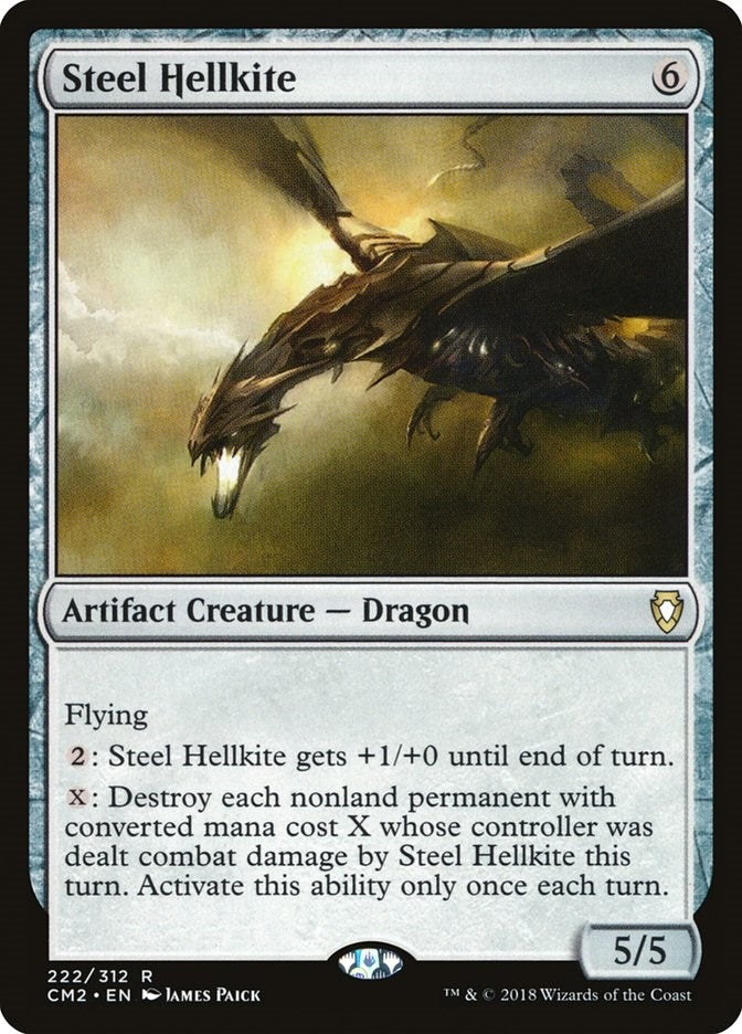 Steel Hellkite (222) [CM2] - MTG Single
