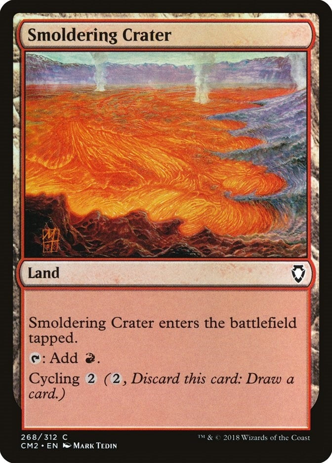 Smoldering Crater (268) [CM2] - MTG Single