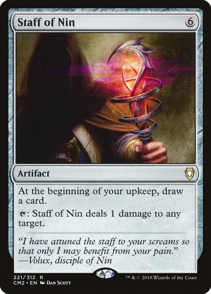Staff of Nin (221) [CM2] - MTG Single