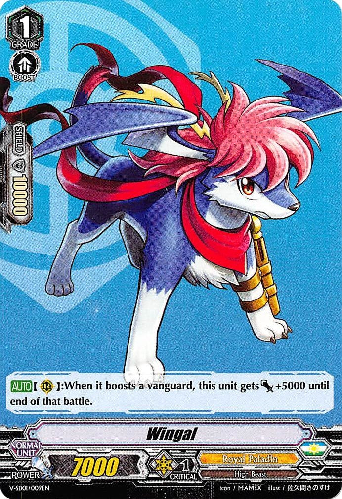 Wingal (1009) [V-SD01] - Cardfight Vanguard Single