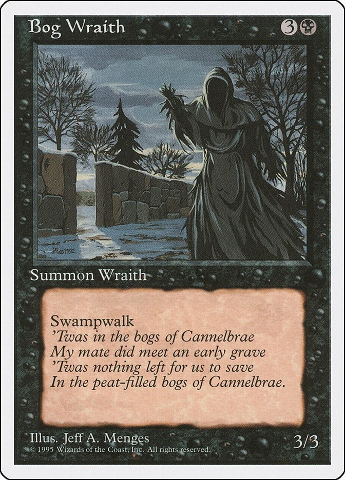 Bog Wraith [4ED] - MTG Single