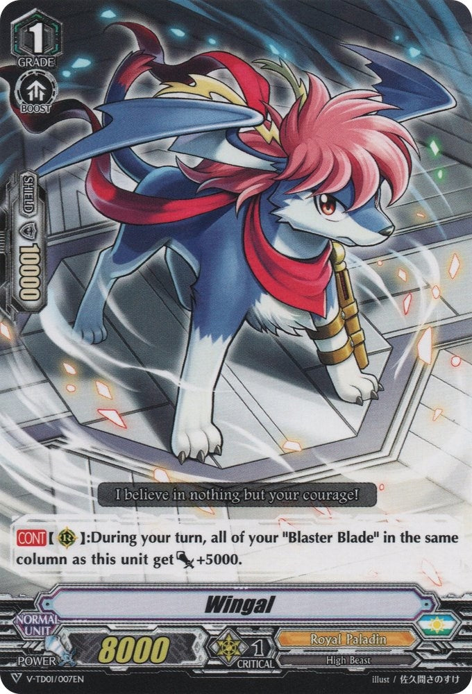 Wingal (1007) [V-TD01] - Cardfight Vanguard Single