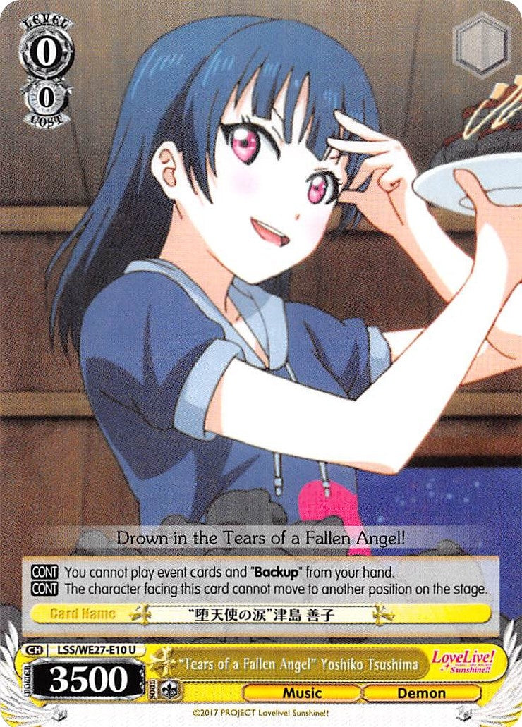 ’Tears of a Fallen Angel’ Yoshiko Tsushima (2710) [LSS/WE27] - Weiss Schwarz Single