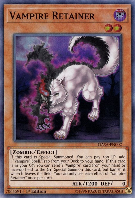 Vampire Retainer (2) (DASA) - YuGiOh Single