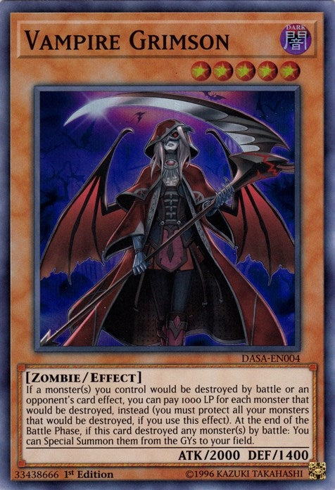 Vampire Grimson (4) (DASA) - YuGiOh Single