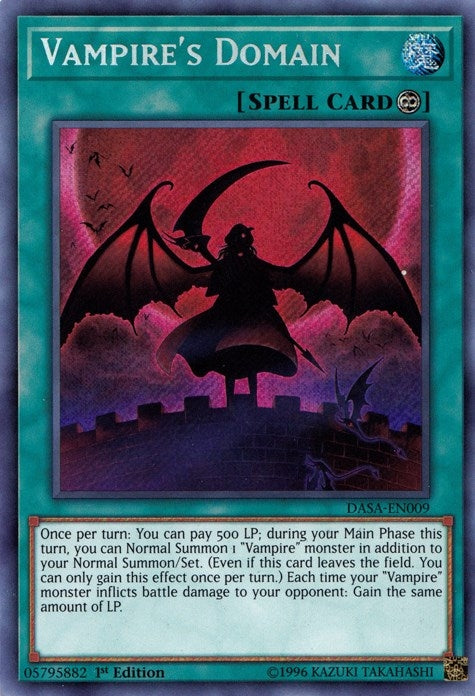 Vampire’s Domain (9) (DASA) - YuGiOh Single