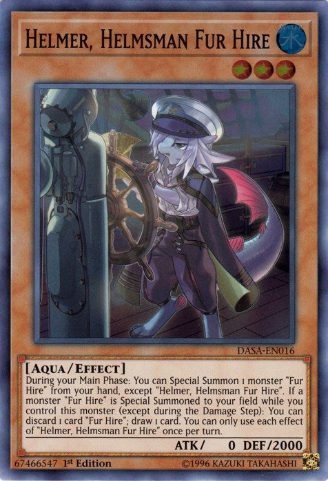 Helmer Helmsman Fur Hire (16) (DASA) - YuGiOh Single