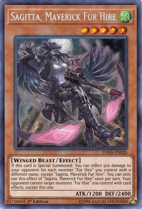 Sagitta Maverick Fur Hire (20) (DASA) - YuGiOh Single