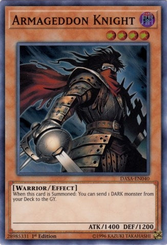 Armageddon Knight (40) (DASA) - YuGiOh Single