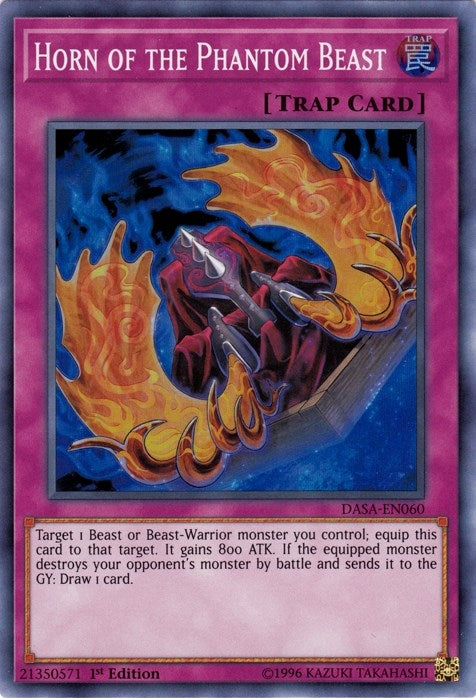 Horn of the Phantom Beast (60) (DASA) - YuGiOh Single