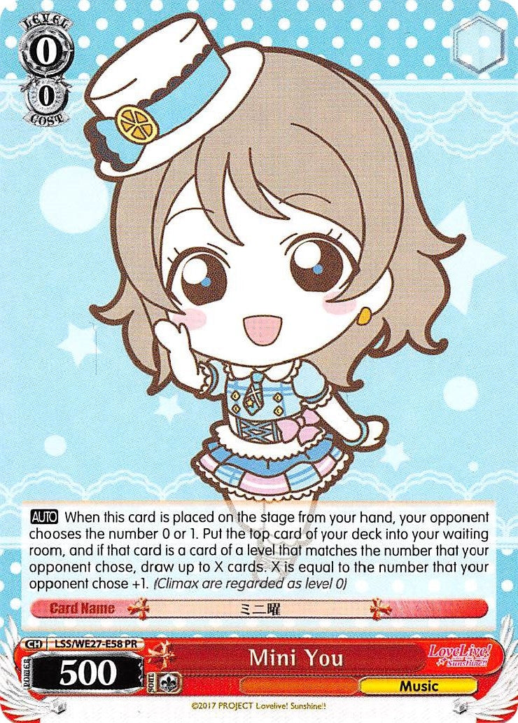 Mini You (2758) [LSS/WE27] - Weiss Schwarz Single