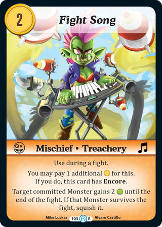 Fight Song (103) [DOB] - Munchkin CCG Single