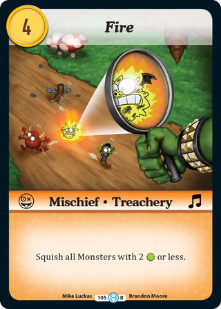 Fire (105) [DOB] - Munchkin CCG Single